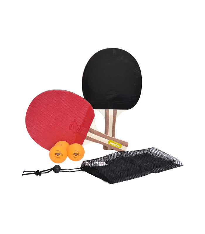 Set Ping Pong Torpedo Fighter 2 Paletas 3 Pelotas y Bolsa