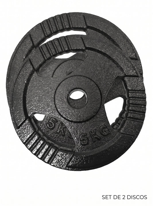 Par de Discos Preolímpicos con Asas 5 kg (10Kg) Limitless