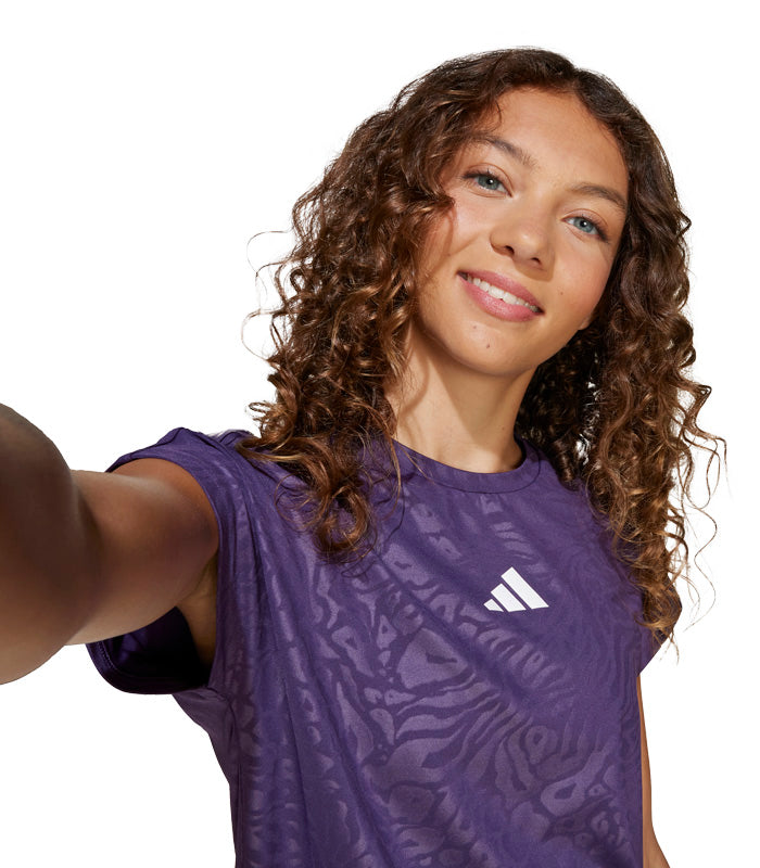 Polera Adidas Animal Print All Sport JM3913