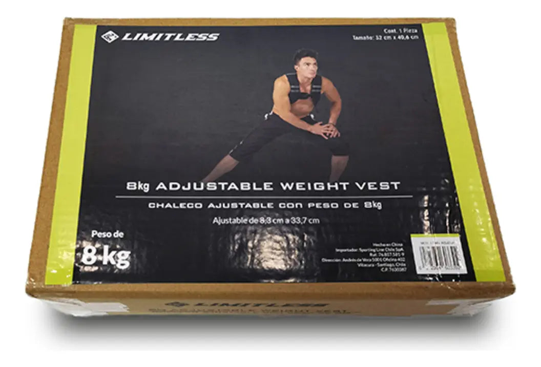 Chaleco con peso Fitness 8 Kg Urban Fit