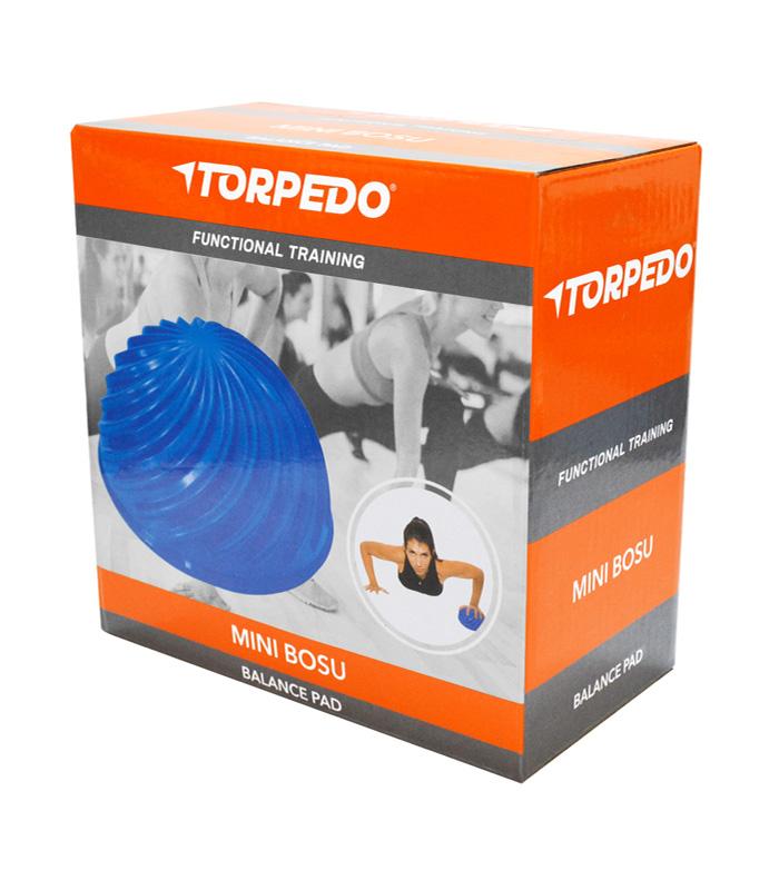 Mini Bosu Balance Torpedo Azul 16 cm