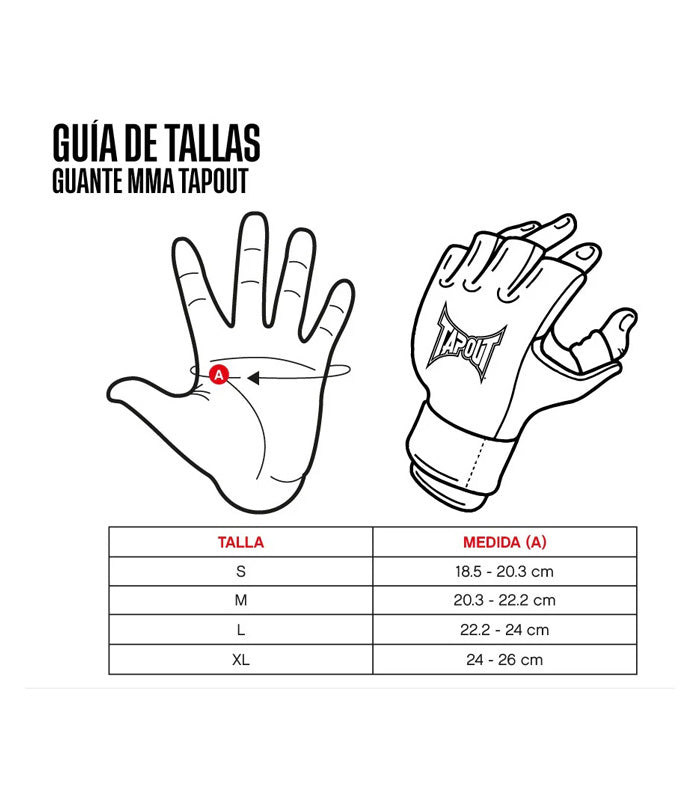 Guante MMA Tapout Garra Grappling