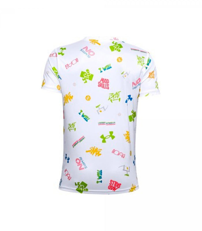 Polera Under Armour  Boys Verbiage Short Sleeve  1357560-100