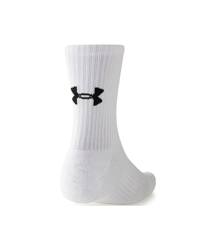 Calceta Under Armour  Mid Unisex Core Tripack  1376232-100