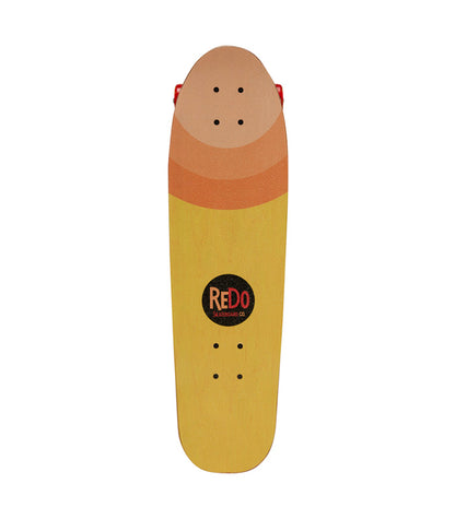 Tabla Redo Skateboard Zodiac Premium Cruiser Yellow Mingo