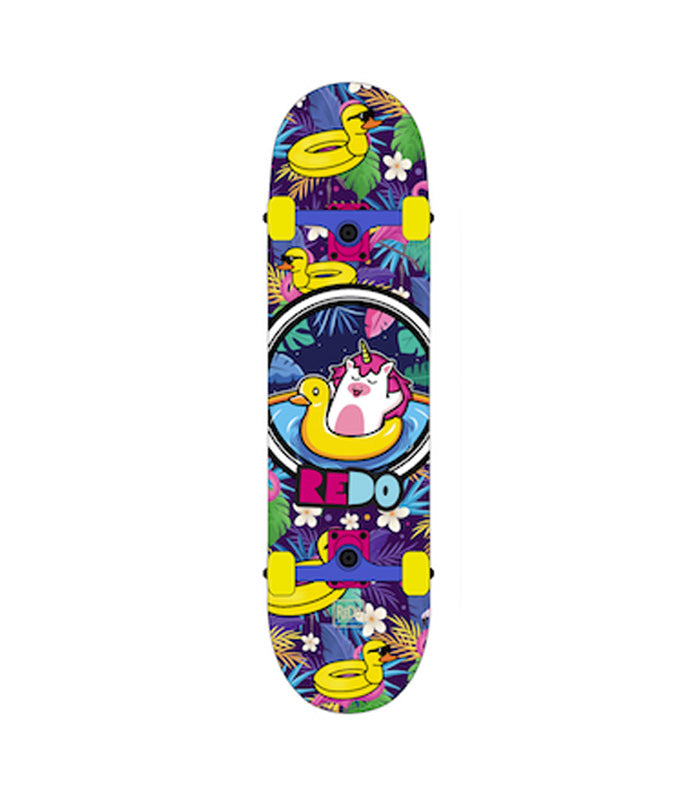 Tabla Redo Skateboard Vibes Pop Complete Unicorn