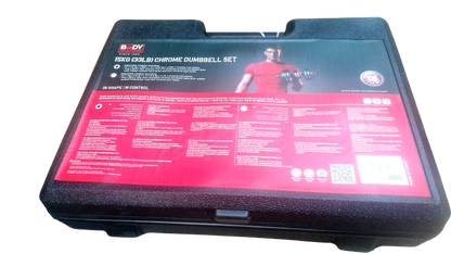 Set Mancuernas Cromadas 15 Kg Body Sculpture