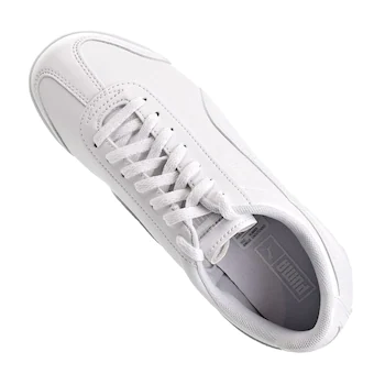 Zapatilla Puma Roma White-Light Gray 354259-14 JR
