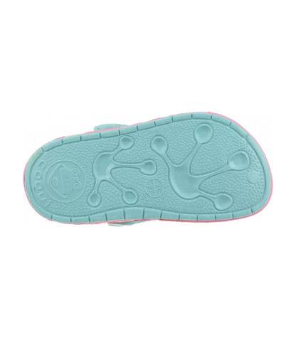 Sandalia Coqui  Froggy  8802  Pastel Blue / Dk Pink