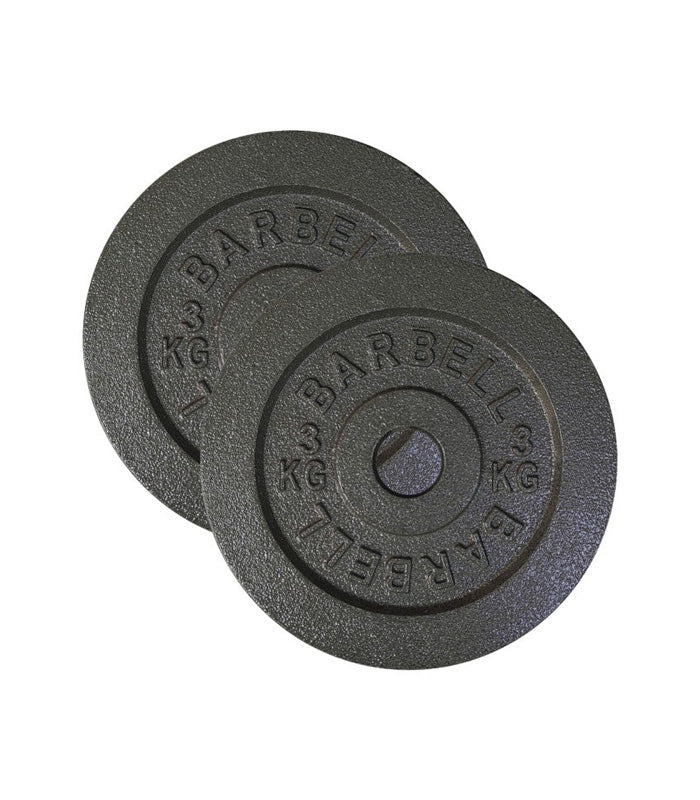 Disco Preolimpico Barbell Fierro Macizo 3 Kg