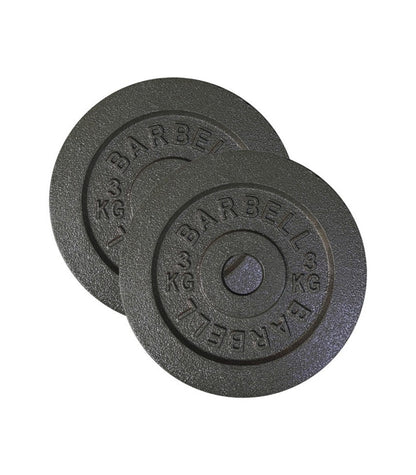 Disco Preolimpico Barbell Fierro Macizo 3 Kg