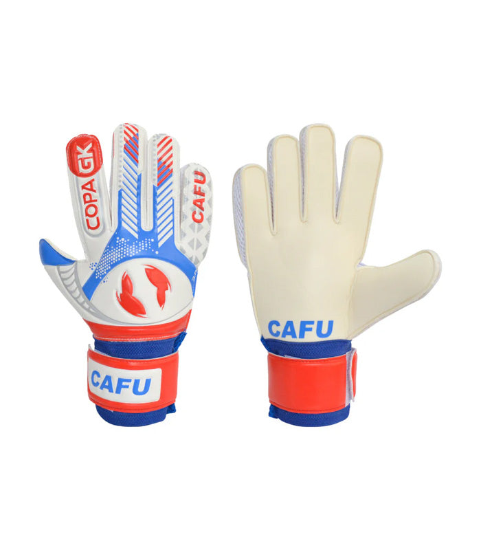 Guante Arquero Cafu  Copa GK  Blanco Azul Rojo