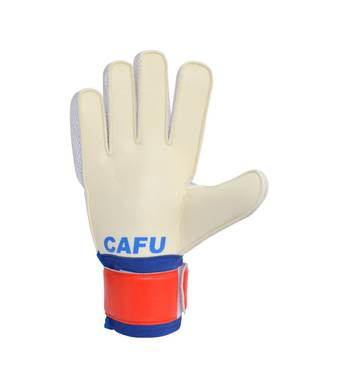 Guante Arquero Cafu  Copa GK  Blanco Azul Rojo