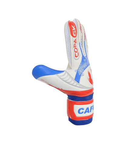 Guante Arquero Cafu  Copa GK  Blanco Azul Rojo