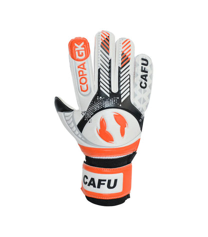Guante Arquero Cafu  Copa GK  Blanco Negro Naranjo