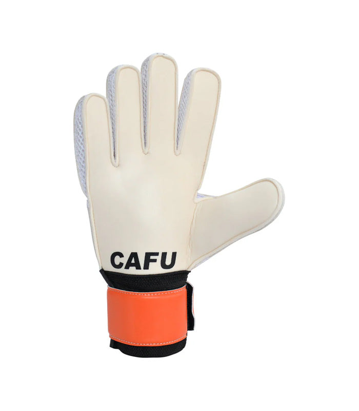 Guante Arquero Cafu  Copa GK  Blanco Negro Naranjo