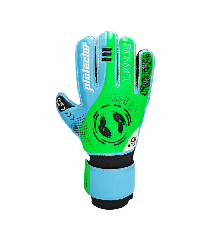 Guante Arquero Cafu  Danus Férula Protector  Celeste Verde