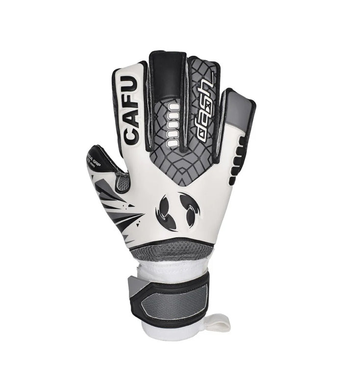 Guante Arquero Cafu  Dash Negative Ferula Int  Blanco Negro