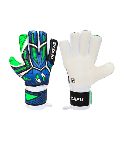 Guante Arquero Cafu  Defend Férula Removible  Azul Negro Verde