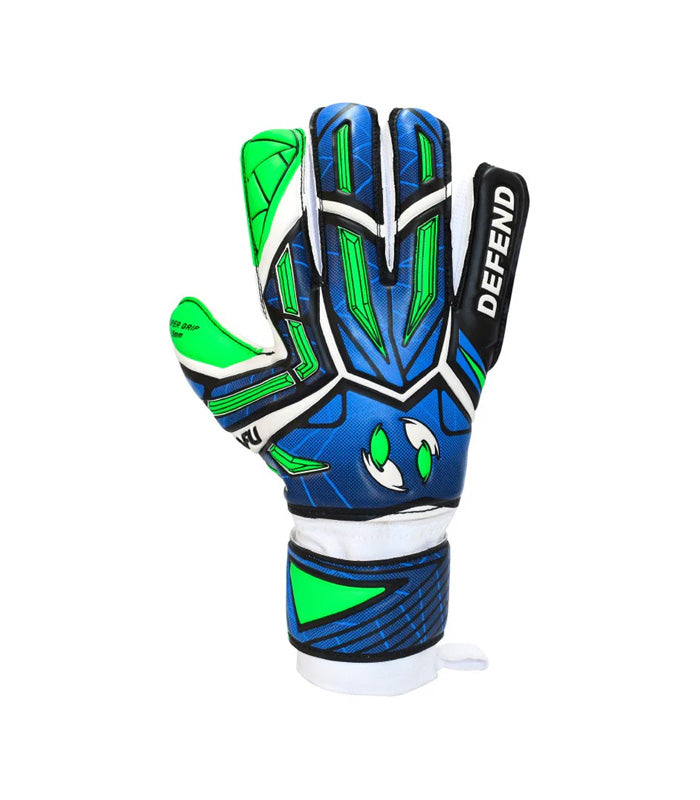 Guante Arquero Cafu  Defend Férula Removible  Azul Negro Verde