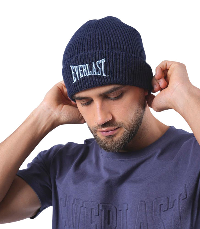 Gorro Beanie Everlast  Must Eve Azul  EHH12535