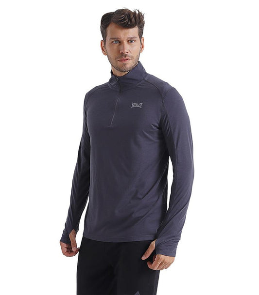 Polera Everlast  Qtr Zip Cardio Box Acero  EHW2372