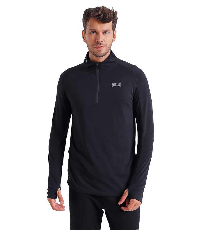 Polera Everlast  Qtr Zip Cardio Box Negro  EHW2372