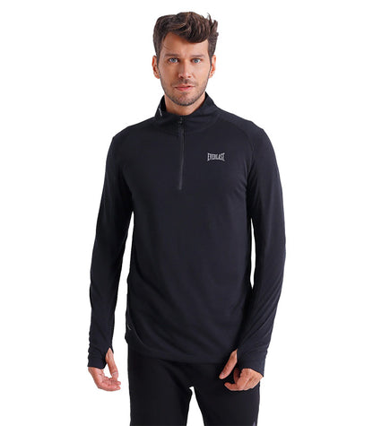 Polera Everlast  Qtr Zip Cardio Box Negro  EHW2372