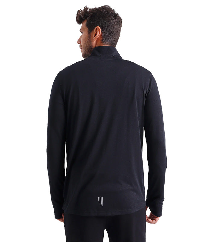 Polera Everlast  Qtr Zip Cardio Box Negro  EHW2372