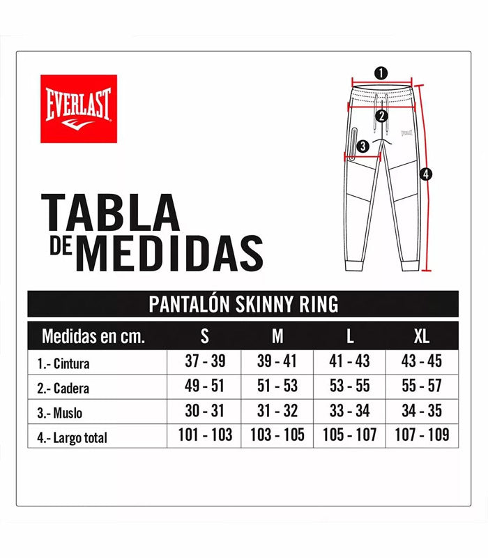 Pantalón Everlast  Skinny Ring Eve Azul  EHW2262