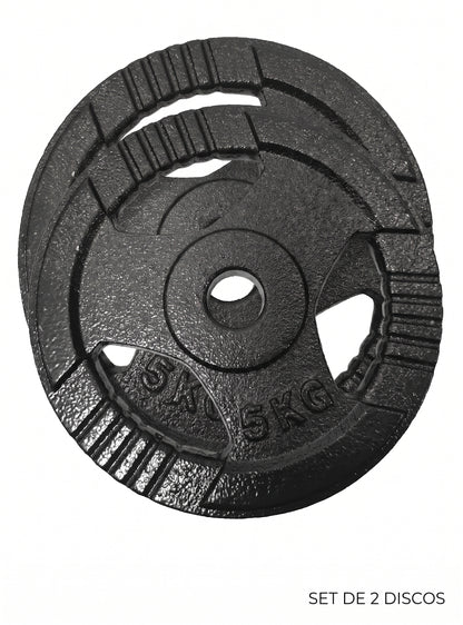 Par de Discos Preolímpicos con Asas 5 kg (10Kg) Limitless