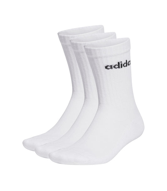 Calceta Adidas Linear Crew 3 Pares  HT3455