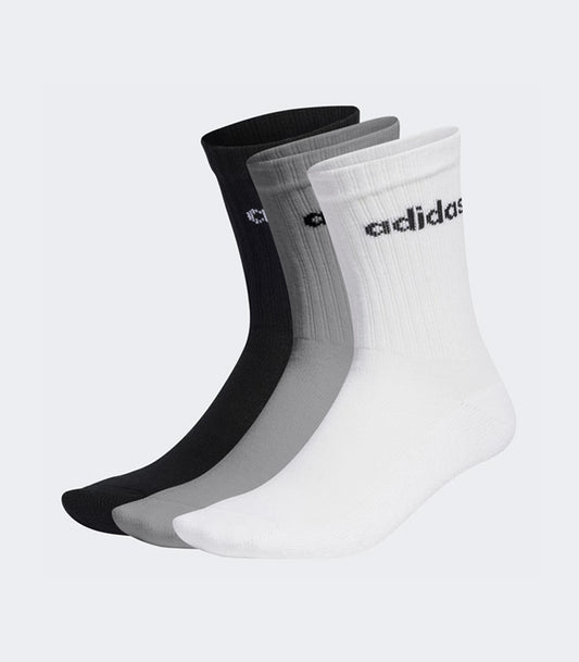 Calceta Adidas Linear Crew Cushioned 3 Pares IC1302