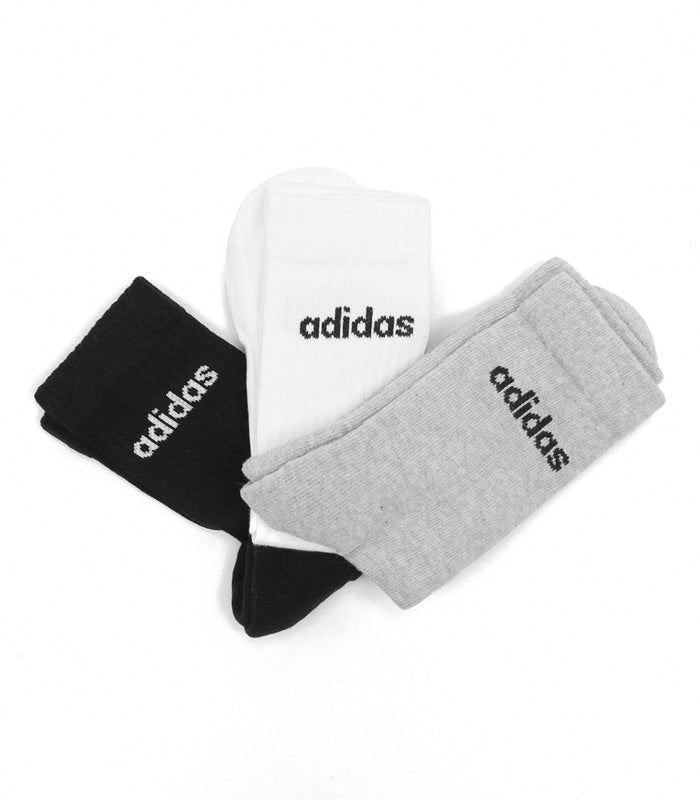 Calceta Adidas Linear Crew Cushioned 3 Pares IC1302
