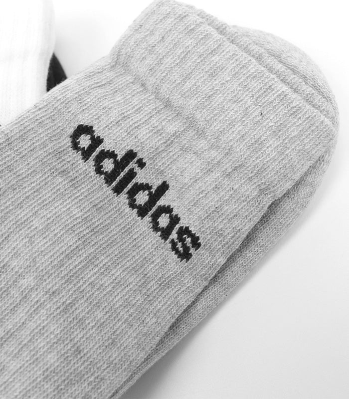 Calceta Adidas Linear Crew Cushioned 3 Pares IC1302