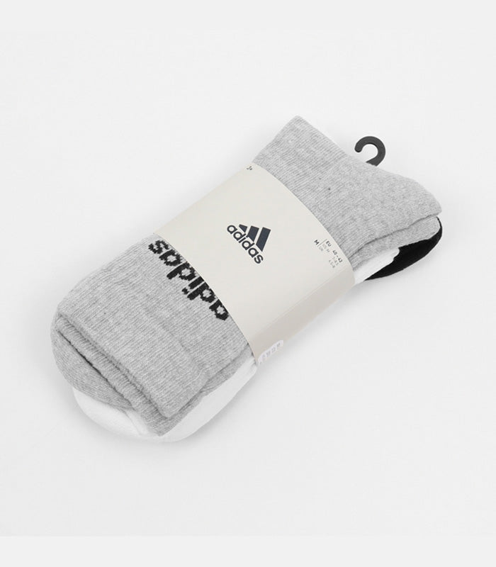 Calceta Adidas Linear Crew Cushioned 3 Pares IC1302