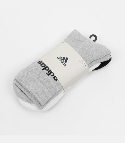 Calceta Adidas Linear Crew Cushioned 3 Pares IC1302