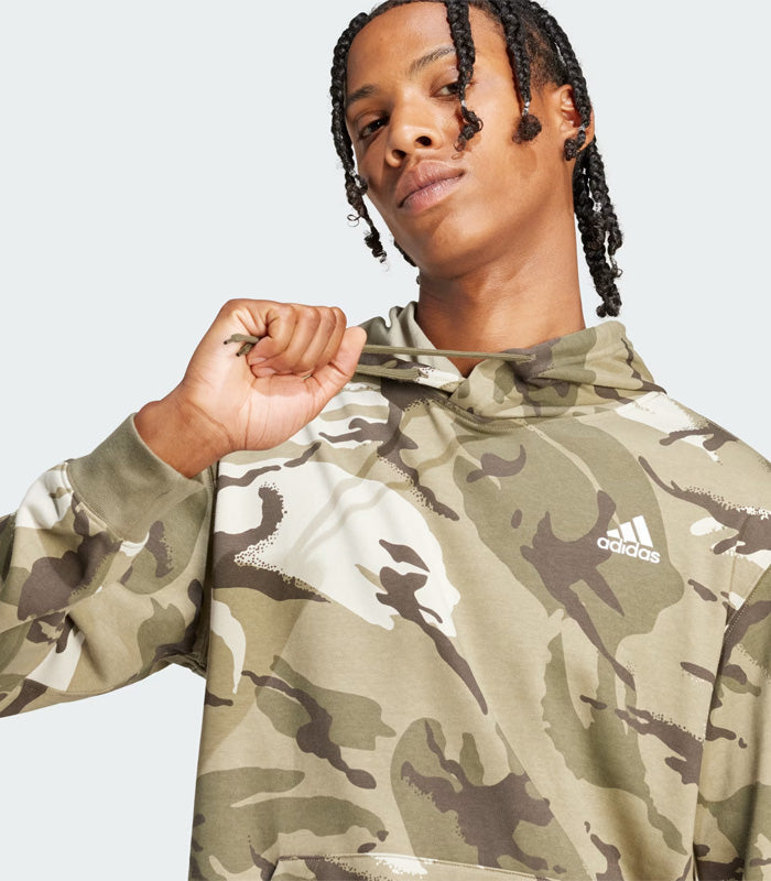 Polerón Adidas  con Capucha Seasonal Essentials Camo  IN7122