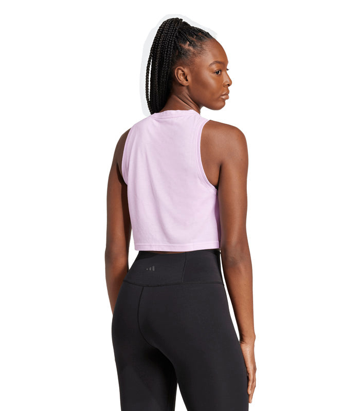 Polerón Adidas  Sin Mangas Para Entrenar Essentials Boxy  JC9558