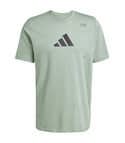 Polera Adidas  Graphic All-Gym Category  JD1835