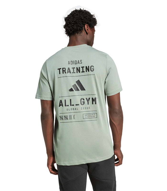 Polera Adidas  Graphic All-Gym Category  JD1835