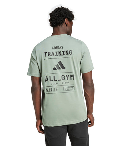 Polera Adidas  Graphic All-Gym Category  JD1835
