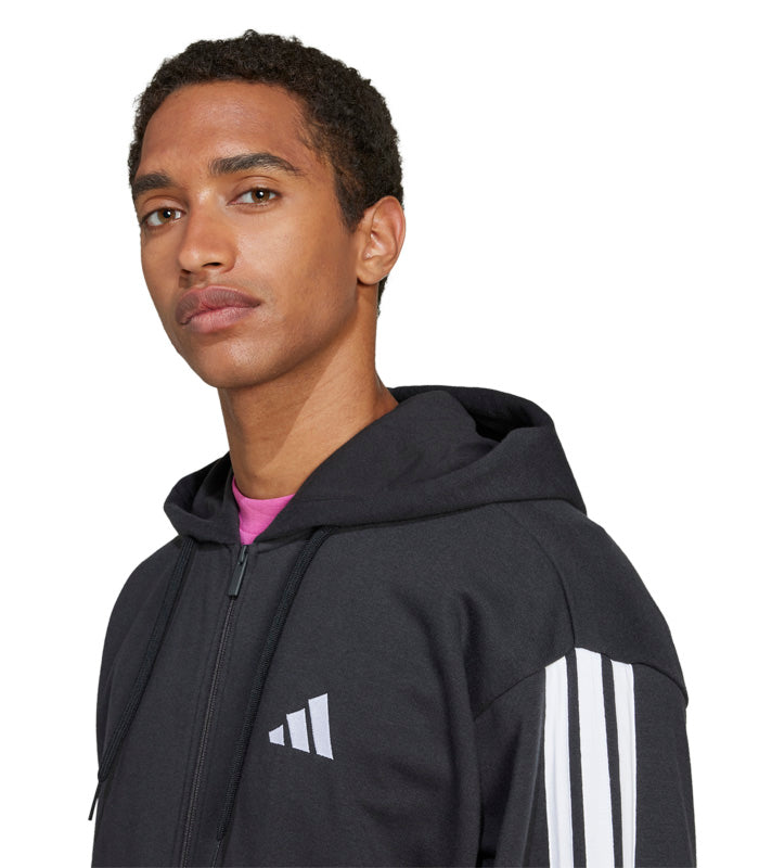 Polerón Adidas  Essentials 3 Tiras French Terry  JD1877