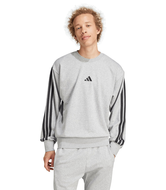Polerón Adidas  Essentials 3 Tiras French Terry  JE6374