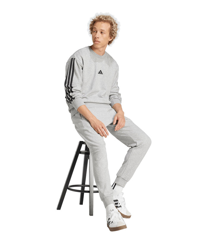 Polerón Adidas  Essentials 3 Tiras French Terry  JE6374