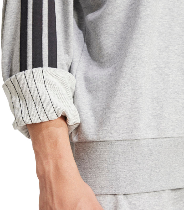 Polerón Adidas  Essentials 3 Tiras French Terry  JE6374
