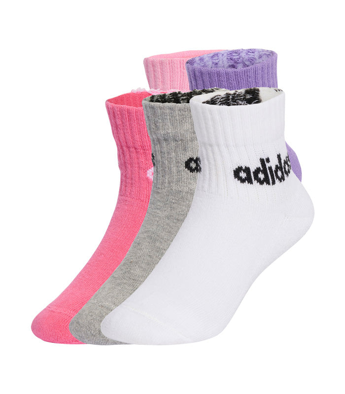 Calceta Adidas Linear Kids 5 Pares  JF8541