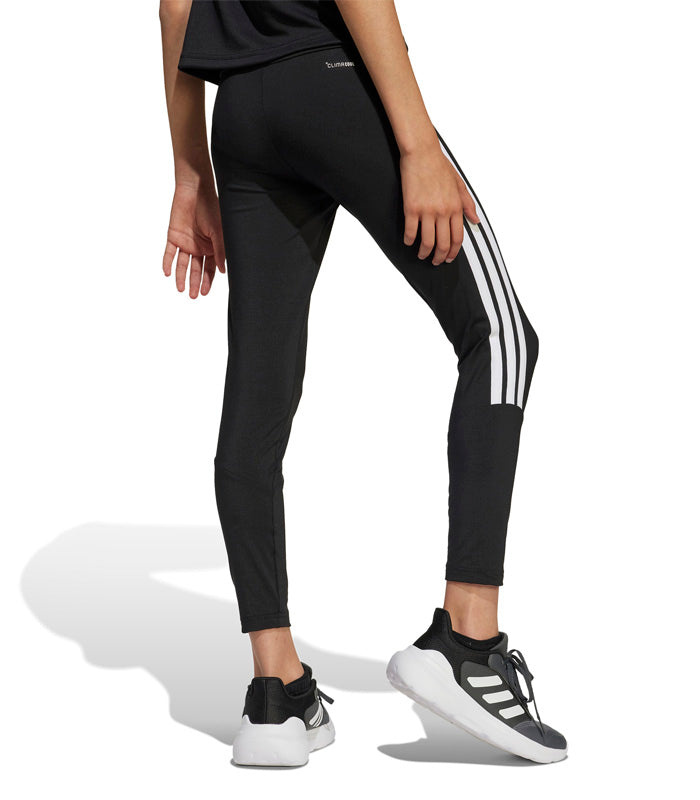 Calza Niña Adidas  Train Essentials 3 Tiras Kids Tiro Medio  JJ5036