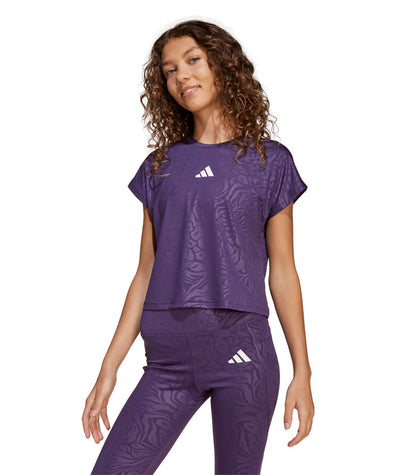 Polera Adidas  Animal Print All Sport  JM3913