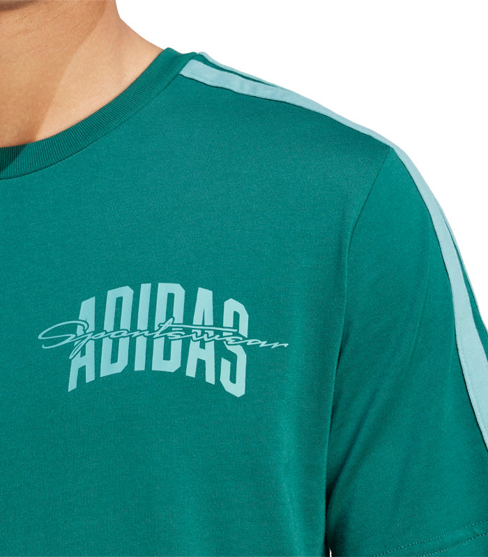 Polera Adidas  Graphic Estampado Universitario  JM6418